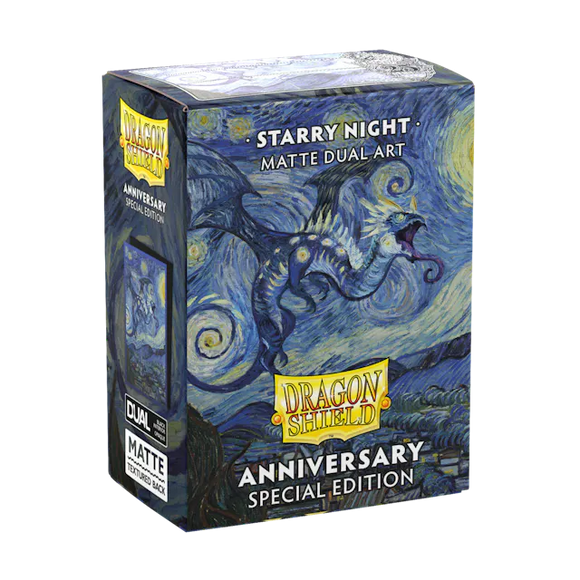 Dragon Shield 100ct Matte Dual Art Sleeves: Starry Night Supplies Arcane Tinmen   