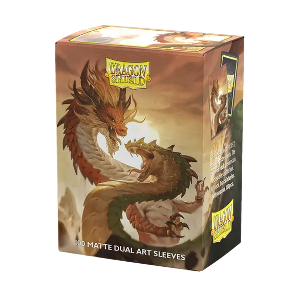 Dragon Shield Matte Dual Art Sleeves: Chinese New Year 2025 Wood Snake