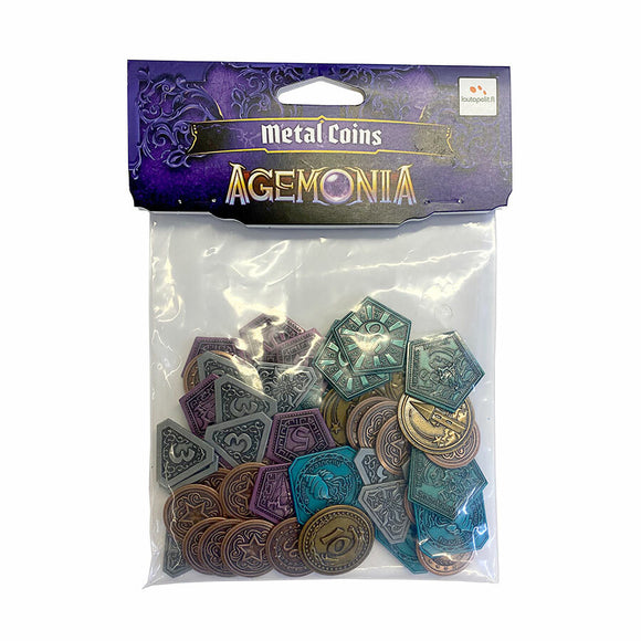 Agemonia Metal Coins Board Games Lautapelit   