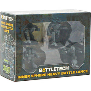 BattleTech Miniature Force Pack: Inner Sphere Heavy Battle Lance Miniatures Catalyst Game Labs   