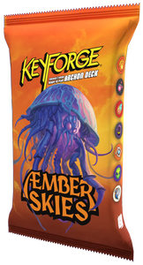 Keyforge: Aember Skies (2 options) Trading Card Games Ghost Galaxy KF Aember Skies Deck  