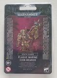 Warhammer 40K Death Guard: Plague Marine Icon Bearer Miniatures Games Workshop   