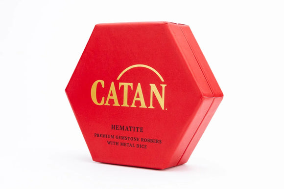 Catan Premium Gemstone Robber & Metal Dice Set (4 options) Dice FanRoll by Metallic Dice Games   