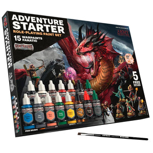 Gamemaster: Adventure Starter Warpaints Fanatic Paint Set Paints Army Painter   