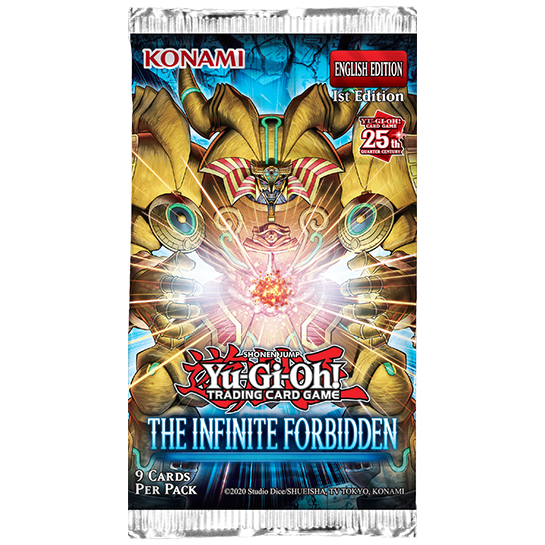 Yu-Gi-Oh! The Infinite Forbidden Booster Pack Trading Card Games Konami   