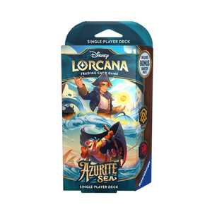 Disney Lorcana TCG: Azurite Sea Starter Decks Trading Card Games Ravensburger LOR AS Emerald Sapphire Starter Deck  