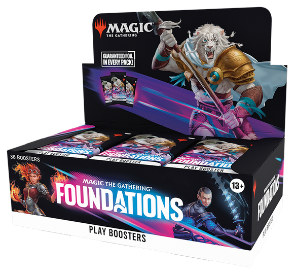 MTG [FDN] Foundations Play Boosters (3 options) Trading Card Games Wizards of the Coast FDN Play Box  