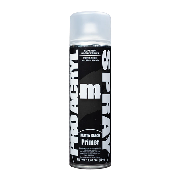 Pro Acryl Spray: Matte Black Paints Monument Hobbies   