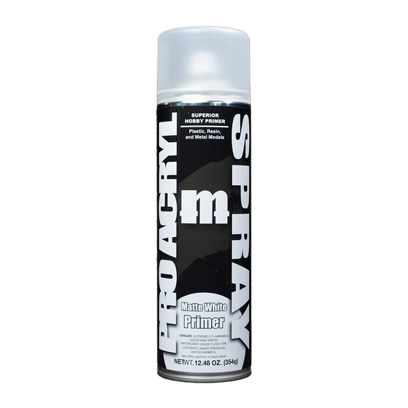 Pro Acryl Spray: Matte White Paints Monument Hobbies   