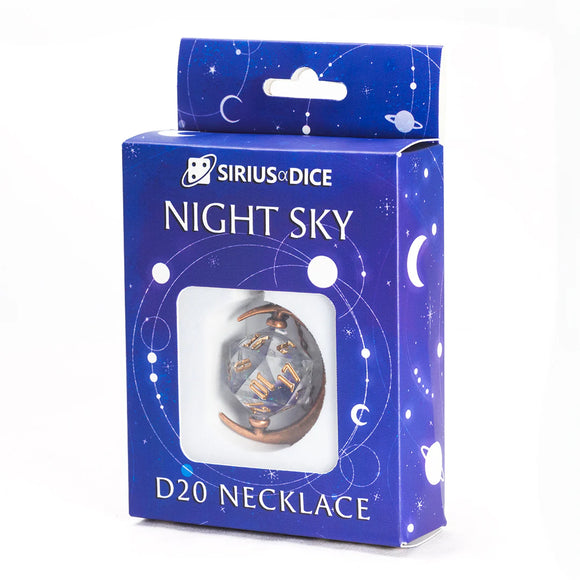 Sirius Dice Night Sky d20 Necklace Dice Sirius Dice   