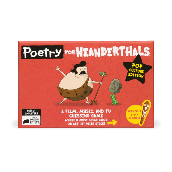 Poetry For Neanderthals Pop Culture Edition Card Games Exploding Kittens   