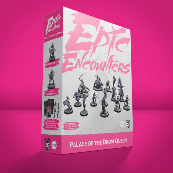 Epic Encounters: Palace of the Drow Queen Miniatures Steamforged Games   