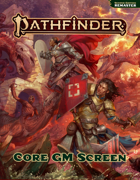 Pathfinder Remastered Core GM Screen Role Playing Games Paizo   