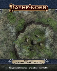 Pathfinder Flip Mat: Haunted Battlefield RPG Maps Paizo   