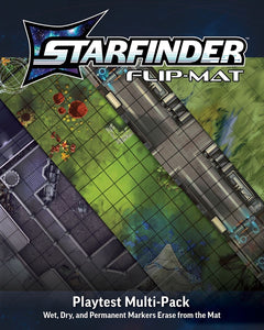 Starfinder Flip Mat: 2nd Edition Playtest Multi-Pack RPG Maps Paizo   