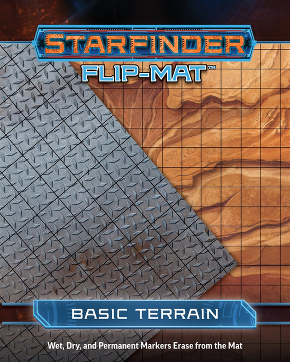 Starfinder Flip Mat: Basic Terrain RPG Maps Paizo   