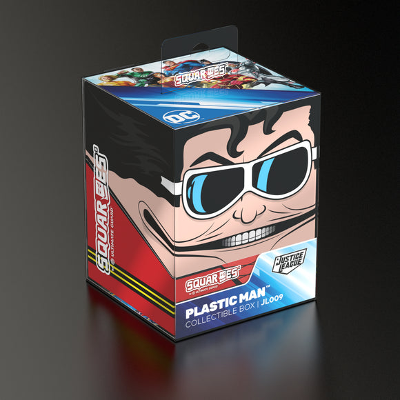 Squaroes Justice League Deck Box - Plastic Man Supplies Ultimate Guard   