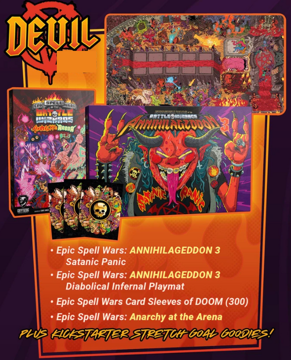 Epic Spell Wars of the Battle Wizards: Annihilageddon 3 - Devil Bundle Board Games Common Ground Games   