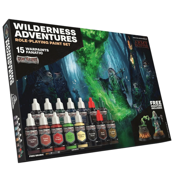 Gamemaster: Wilderness Adventures Warpaints Fanatic Paint Set Paints Army Painter   