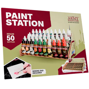 Army Painter Paint Station - 50 Warpaints Supplies Army Painter