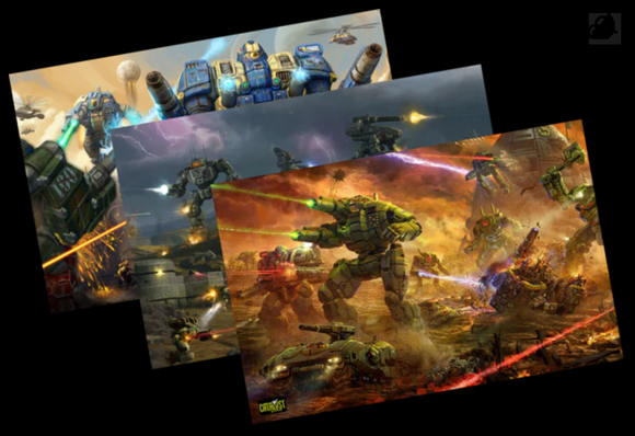 BattleTech: Supersize Poster Set (3) Art & Decor Catalyst Game Labs