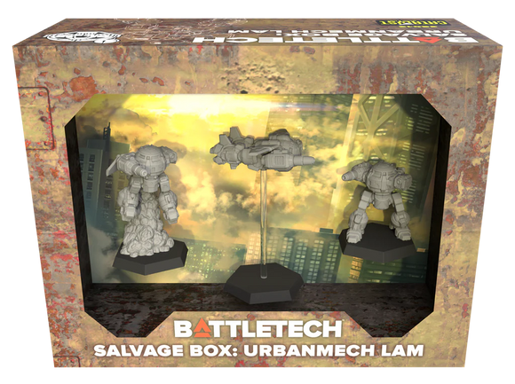 BattleTech Salvage Box: UrbanMech LAM Miniatures Catalyst Game Labs   