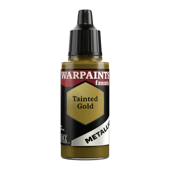 Warpaints Fanatic Metallic: Tainted Gold Paints Army Painter   