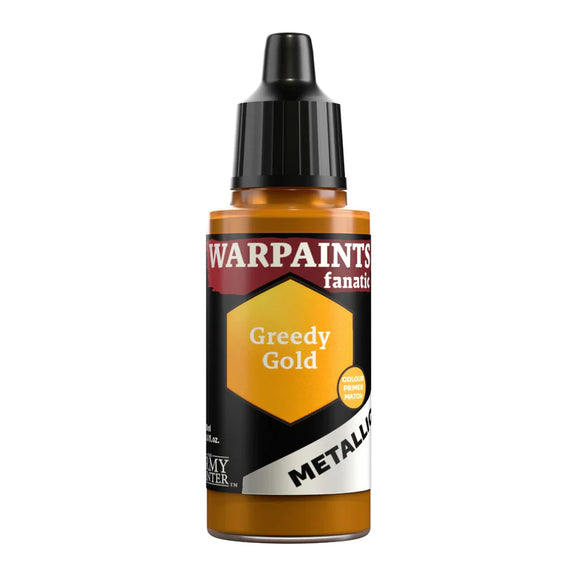 Warpaints Fanatic Metallic: Greedy Gold Paints Army Painter   