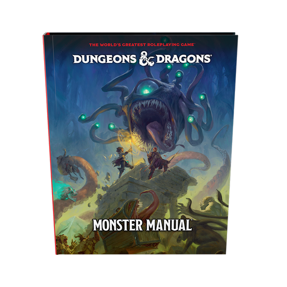 Dungeons & Dragons Monster Manual 2024 (2 options) Role Playing Games Wizards of the Coast D&D Monster Manual Standard Cover 2024  