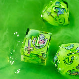 Death By Ooze 7-Piece Iconic Dice Set Dice Dispel Dice   