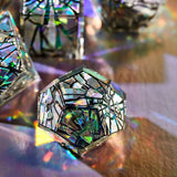 Heart of Glass 7-Piece Iconic Dice Set Dice Dispel Dice   