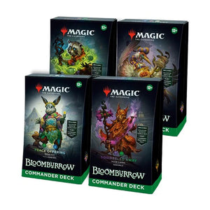 MTG [BLB] Bloomburrow Commander Decks (5 options) Trading Card Games Wizards of the Coast BLC All 4 Deck Bundle  