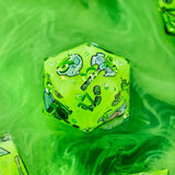 Death By Ooze 7-Piece Iconic Dice Set Dice Dispel Dice   