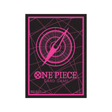 One Piece TCG 70ct Official Sleeves Assortment 6 (4 options) Supplies Bandai DP Standard Pink  