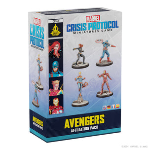 Marvel: Crisis Protocol - Avengers Affiliation Pack Miniatures Atomic Mass Games   