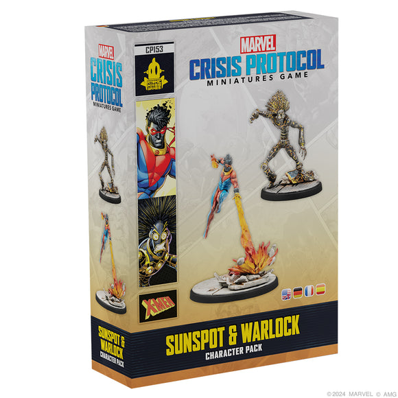 Marvel Crisis Protocol: Sunspot & Warlock Miniatures Asmodee   