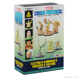 Marvel Crisis Protocol: Electro & Sandman & Shocker & Vulture Miniatures Atomic Mass Games   