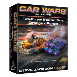 Car Wars 6th Edition Two Player Starter Set - Orange/Purple Miniatures Steve Jackson Games   