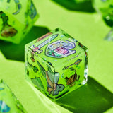 Death By Ooze 7-Piece Iconic Dice Set Dice Dispel Dice   