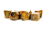 PREMIUM Engraved Gemstone Dice Dice FanRoll by Metallic Dice Games   