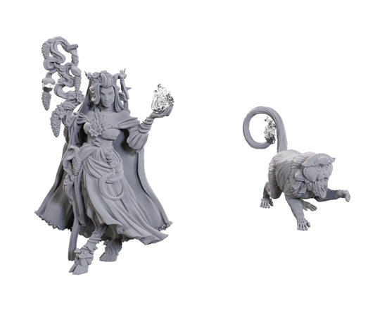 Critical Role Unpainted Miniatures: Fearne Calloway and Mister Miniatures WizKids   