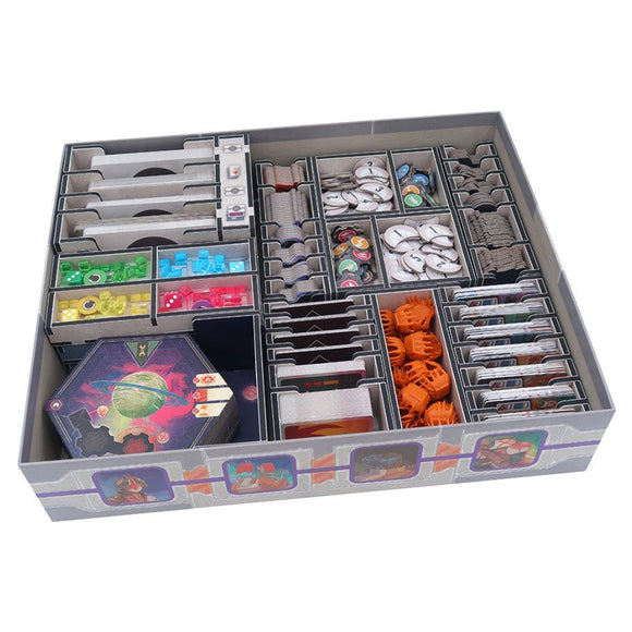 Folded Space Color Box Insert: Voidfall Board Game Organization Folded Space   