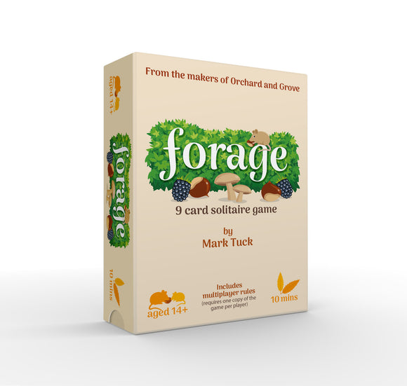 Forage: A 9 Card Solitaire Game Board Games Giga Mech Games   