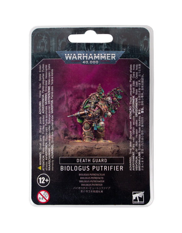 Warhammer 40K Death Guard: Biologus Putrifier Miniatures Games Workshop   