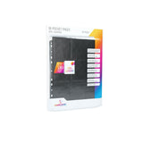 Gamegenic Sideloading 18-Pocket Binder Pages (10 options) Supplies Gamegenic 18pkt Pages Black 10ct