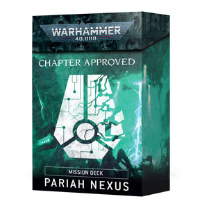 Warhammer 40K Chapter Approved Mission Deck: Pariah Nexus Miniatures Games Workshop   