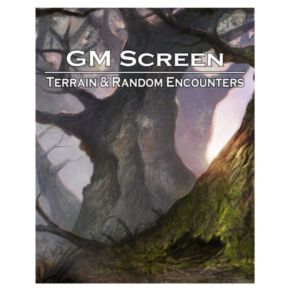 GM Screen: Terrain & Random Encounters Supplies Loke Battle Mats   