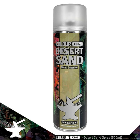 Colour Forge Spray: Desert Sand (500ml) Paints Colour Forge Hobby Supplies