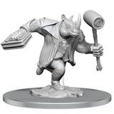 Magic the Gathering Unpainted Miniatures: Freelance Muscle and Rhox Pummeler Miniatures WizKids   