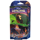 Disney Lorcana TCG: Shimmering Skies Starter Decks (2 options) Trading Card Games Ravensburger LOR SKS SD Emerald & Steel  